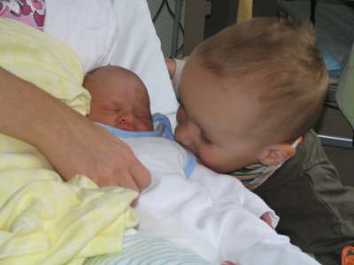 Schmuseb�r Tjark Marek mit Siljan